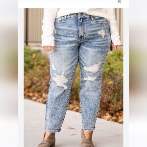 Judy blue high rise boyfriend jeans